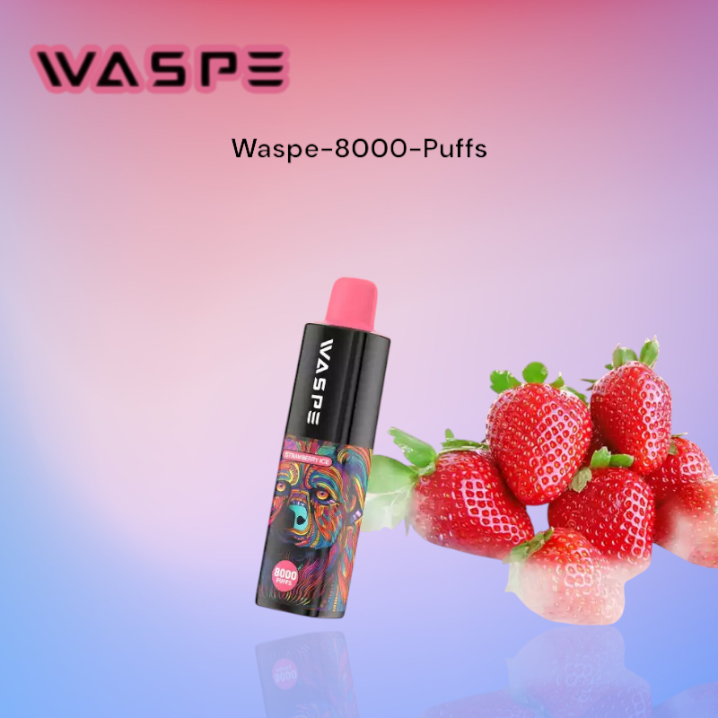 WASPE 8000 Puffs Rechargeable 650mAh Disposable Vape with Mesh Coil and 16ml Capacity WASPE 8000 Puffs Rechargeable 650mAh Disposable Vape with Mesh Coil and 16ml Capacity