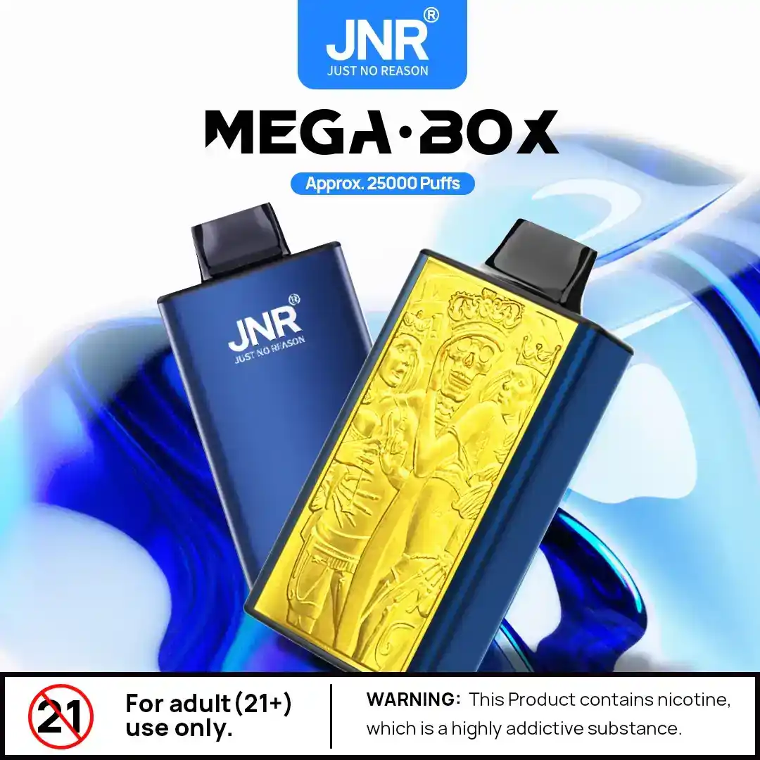 JNR Mega Box 25000 Puffs Single Shot – Powerful and Flavorful Vaping Experience (3) JNR Mega Box 25000 Puffs Single Shot – Powerful and Flavorful Vaping Experience (3)