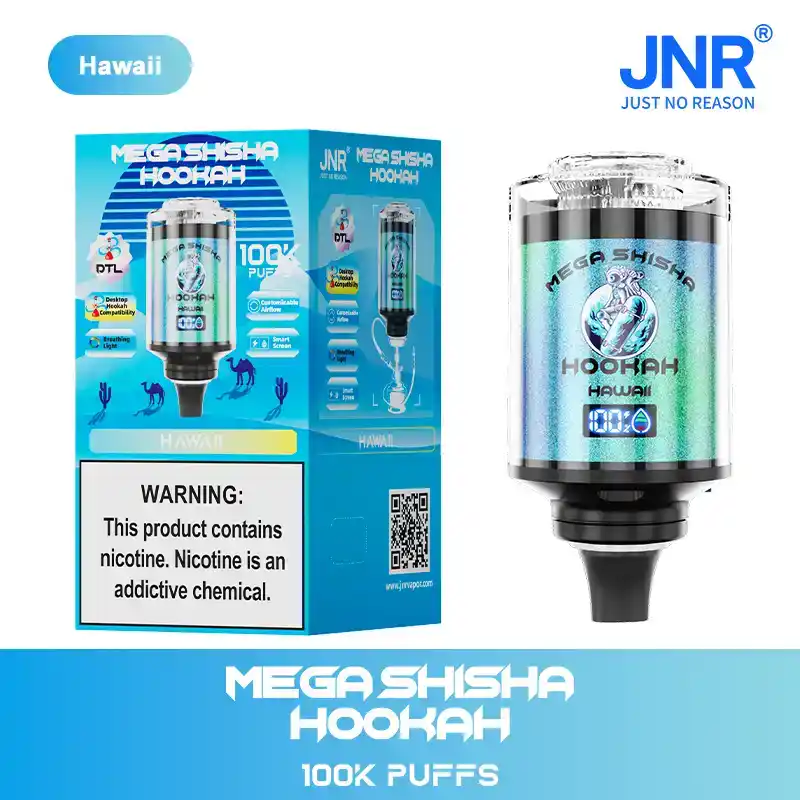 JNR Mega Shisha Hookah 100000 Puffs Disposable Vape Ultimate Vaping with Smart Screen and Dual Mouthpiece (12) JNR Mega Shisha Hookah 100000 Puffs Disposable Vape Ultimate Vaping with Smart Screen and Dual Mouthpiece (12)