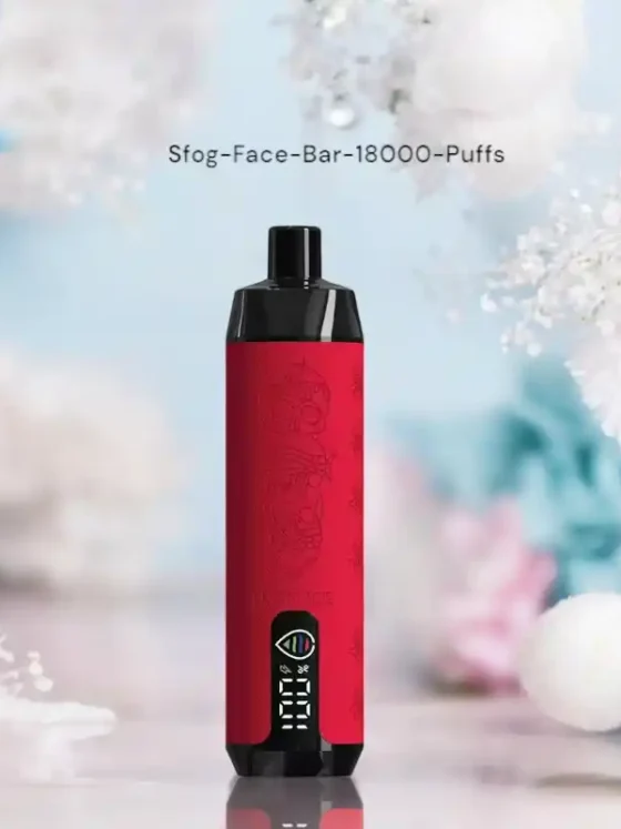 SFOG Face Bar 18000 Puffs Disposable Vape Premium Flavors and Long-lasting Performance