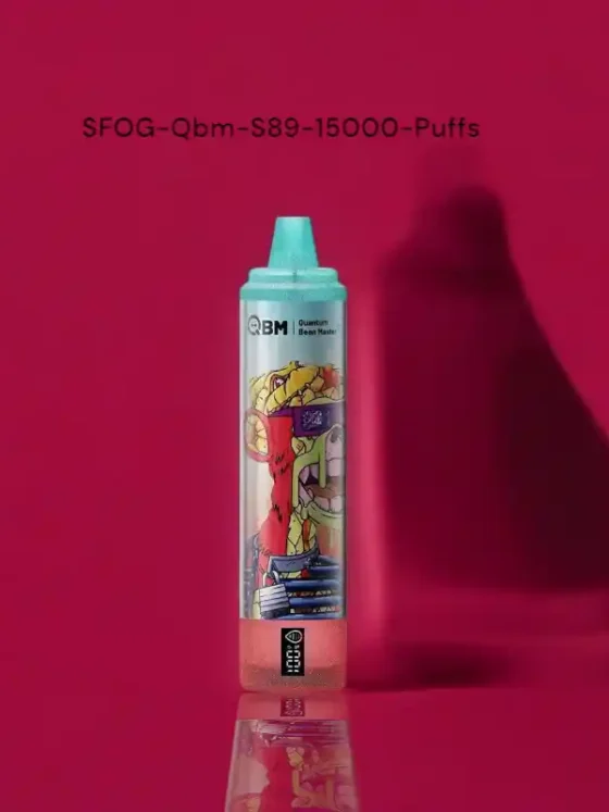 SFOG QBM S89 15000 Puffs Disposable Vape 25ml E-liquid, 5% Nicotine Strength