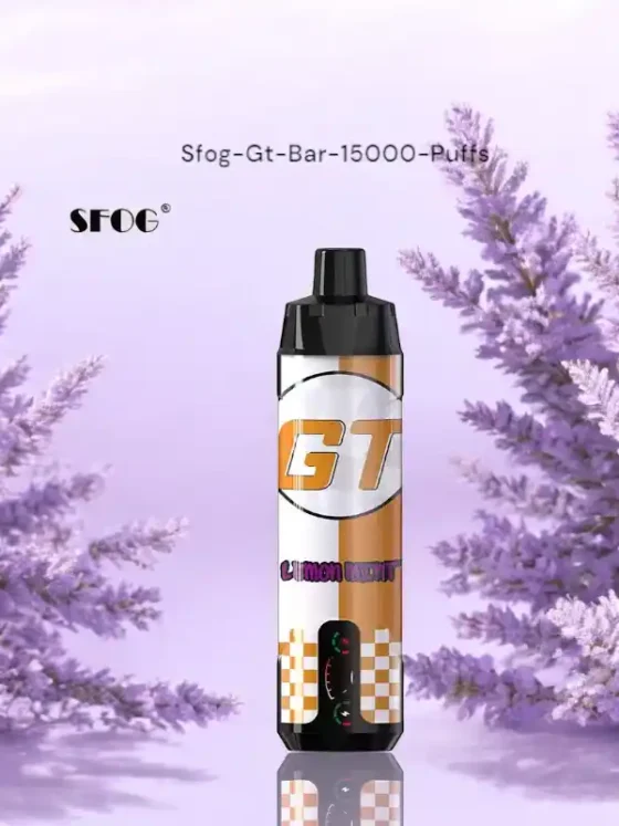  Sfog GT Bar 15000 Puffs Disposable Vape  22ml E-liquid, 5% Nicotine Strength, Rechargeable