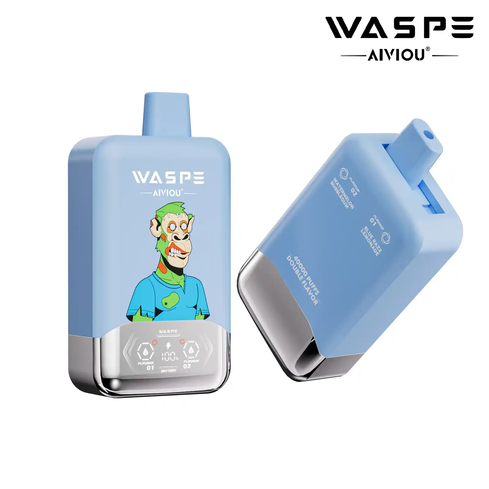 WASPE Double Flavor 40000 Puffs Disposable Vape High-Capacity, Dual Flavor Innovation (37) WASPE Double Flavor 40000 Puffs Disposable Vape High-Capacity, Dual Flavor Innovation (37)