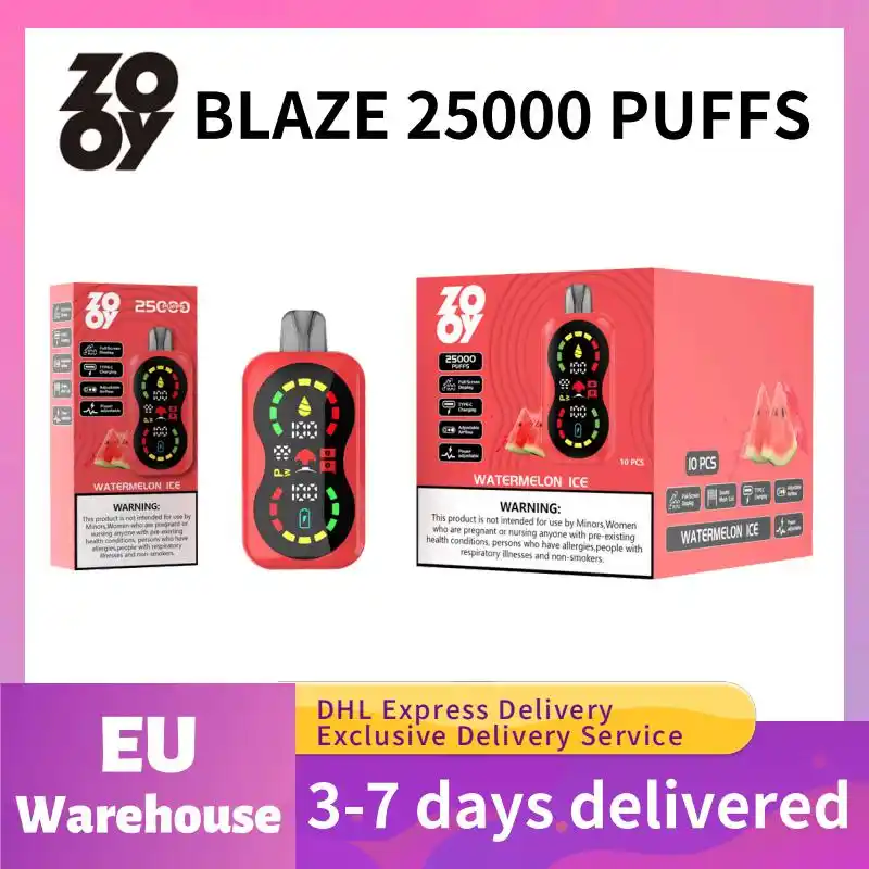 ZOOY Blaze 25000 Puffs Disposable Vape Triple Flavor Experience with Exceptional Performance (11) ZOOY Blaze 25000 Puffs Disposable Vape Triple Flavor Experience with Exceptional Performance (11)