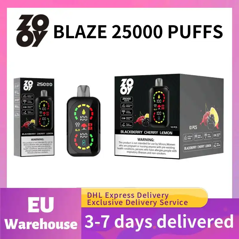 ZOOY Blaze 25000 Puffs Disposable Vape Triple Flavor Experience with Exceptional Performance (3) ZOOY Blaze 25000 Puffs Disposable Vape Triple Flavor Experience with Exceptional Performance (3)