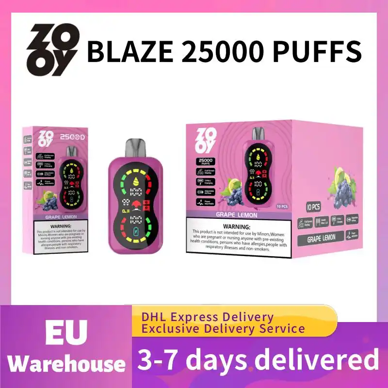 ZOOY Blaze 25000 Puffs Disposable Vape Triple Flavor Experience with Exceptional Performance (7) ZOOY Blaze 25000 Puffs Disposable Vape Triple Flavor Experience with Exceptional Performance (7)