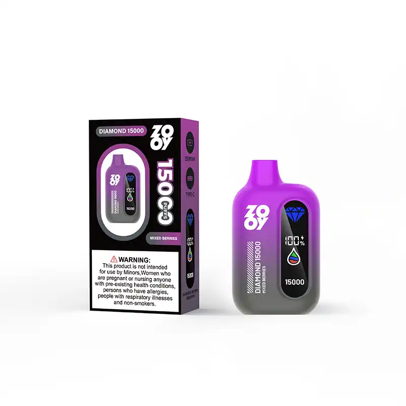 Zooy Diamond 15000 Puffs Disposable Vape Triple Flavor Experience with Long-Lasting Performance (10) Zooy Diamond 15000 Puffs Disposable Vape Triple Flavor Experience with Long-Lasting Performance (10)